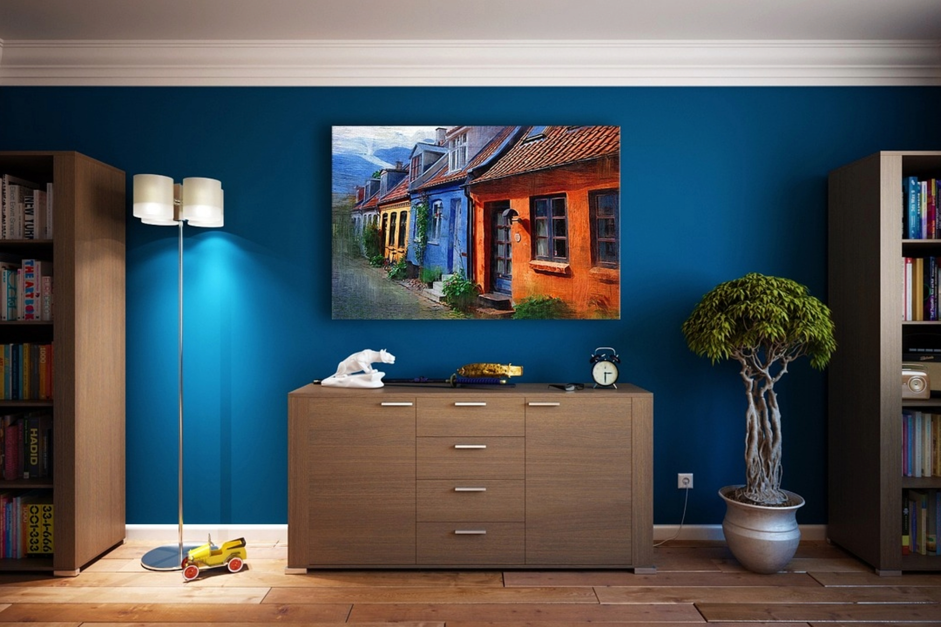 the impact of interior paintings on living spaces